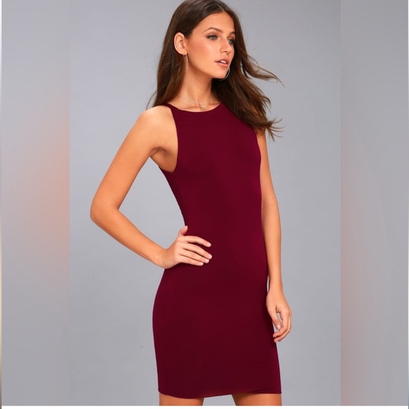 Lulus I Bet m Bodycon Dress Size Small - Picture 1 of 8